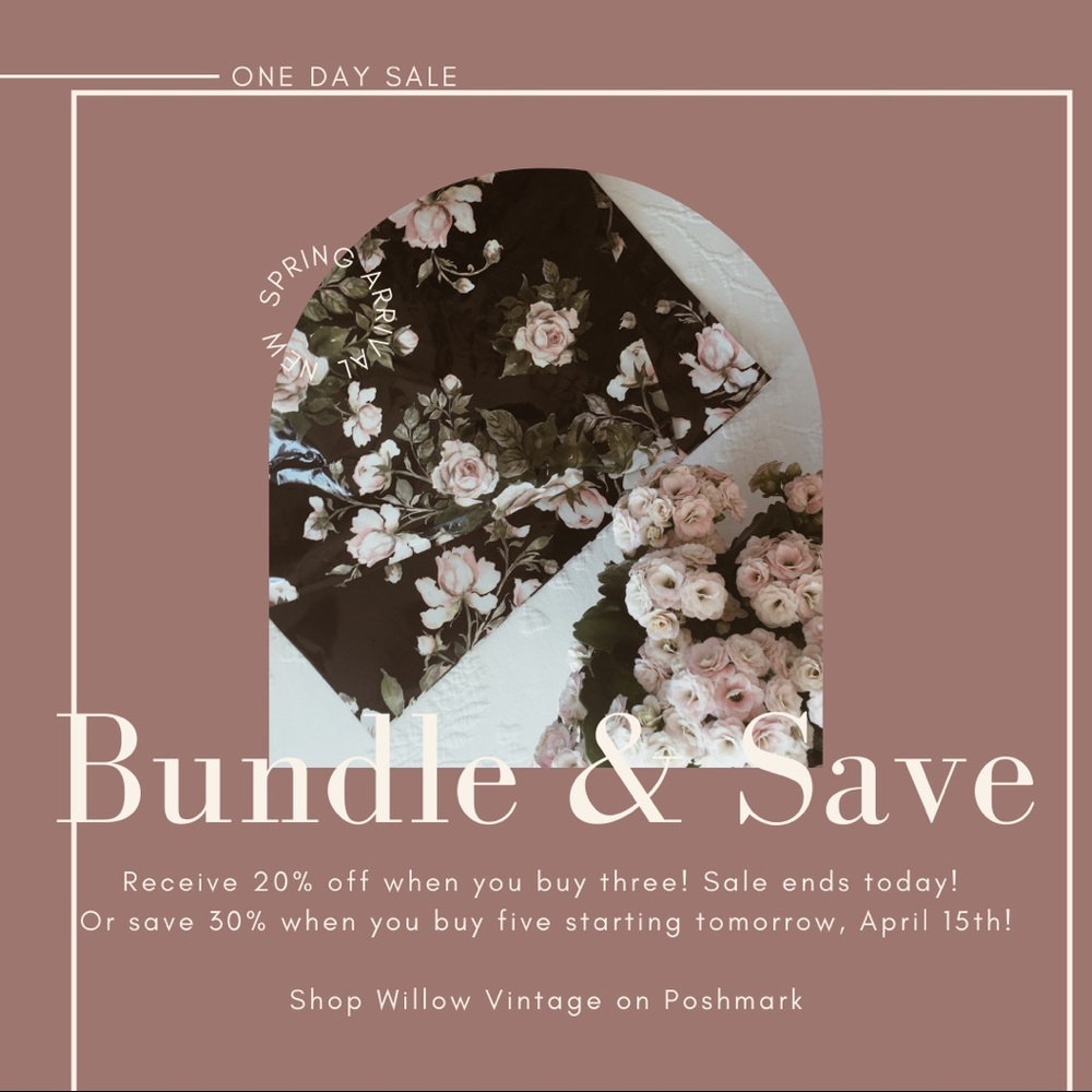 Today only! Save 20% when you buy three!